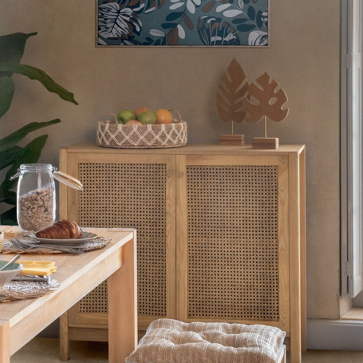 Plateau "Palm" - macramé