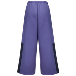 Pantaloni Kappa Donna Logo Gare Viola