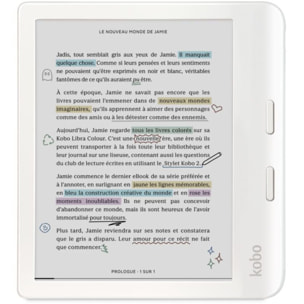 Liseuse eBook KOBO Libra Colour Blanche