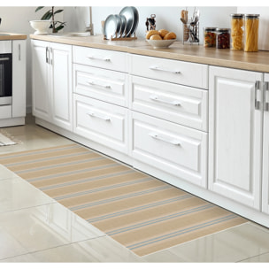 Alfombra de vinilo CERAMIKO, Brígida, imitación textil 100x133 cm