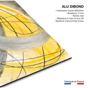 Tableau yellow signal Tableau alu Dibond