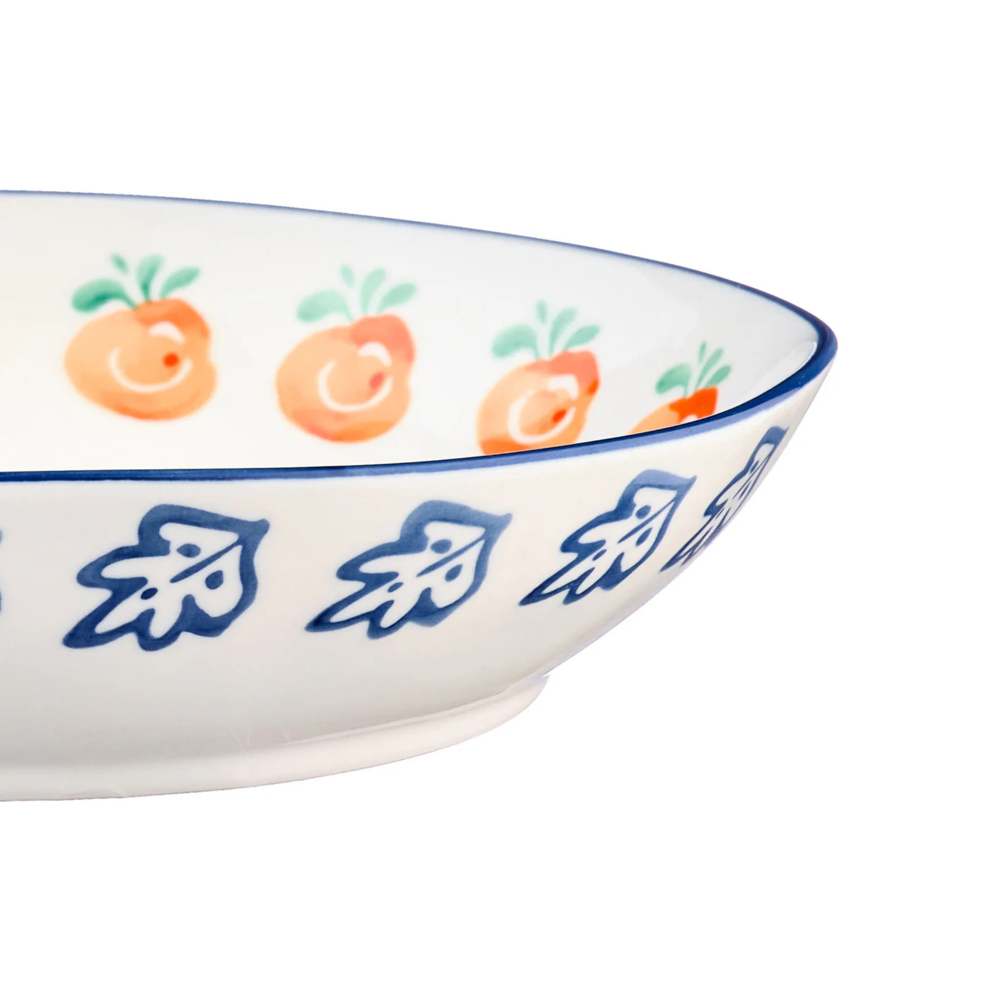 Assiette creuse NAPOLI Ø21,5cm - 4 pièces - Agrume