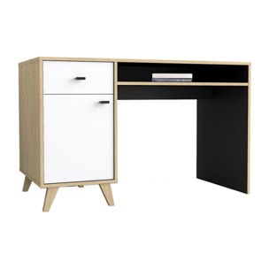 Bureau avec tiroir et placard en bois LARISA