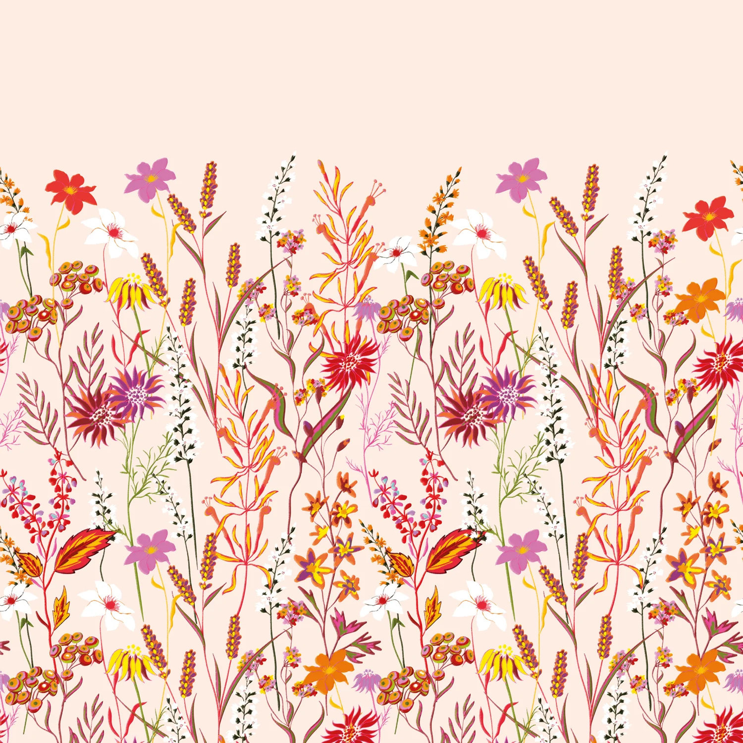Papier peint panoramique Jardin d'été