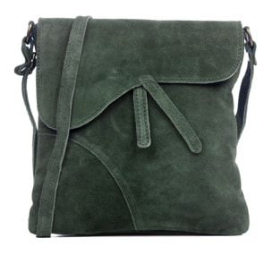 Ulfa Bolso bandolera Mujer.Piel auténtica Gamuza