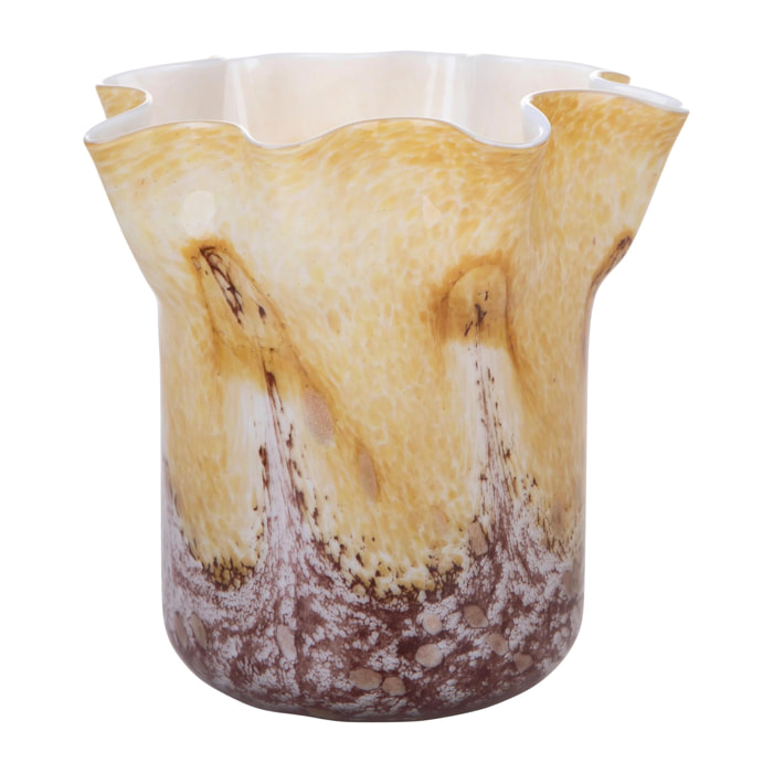 Vaso Bordo smerlato - Pezzi 1 - 23,5xH24x23,5cm - Bianchi Dino SpA