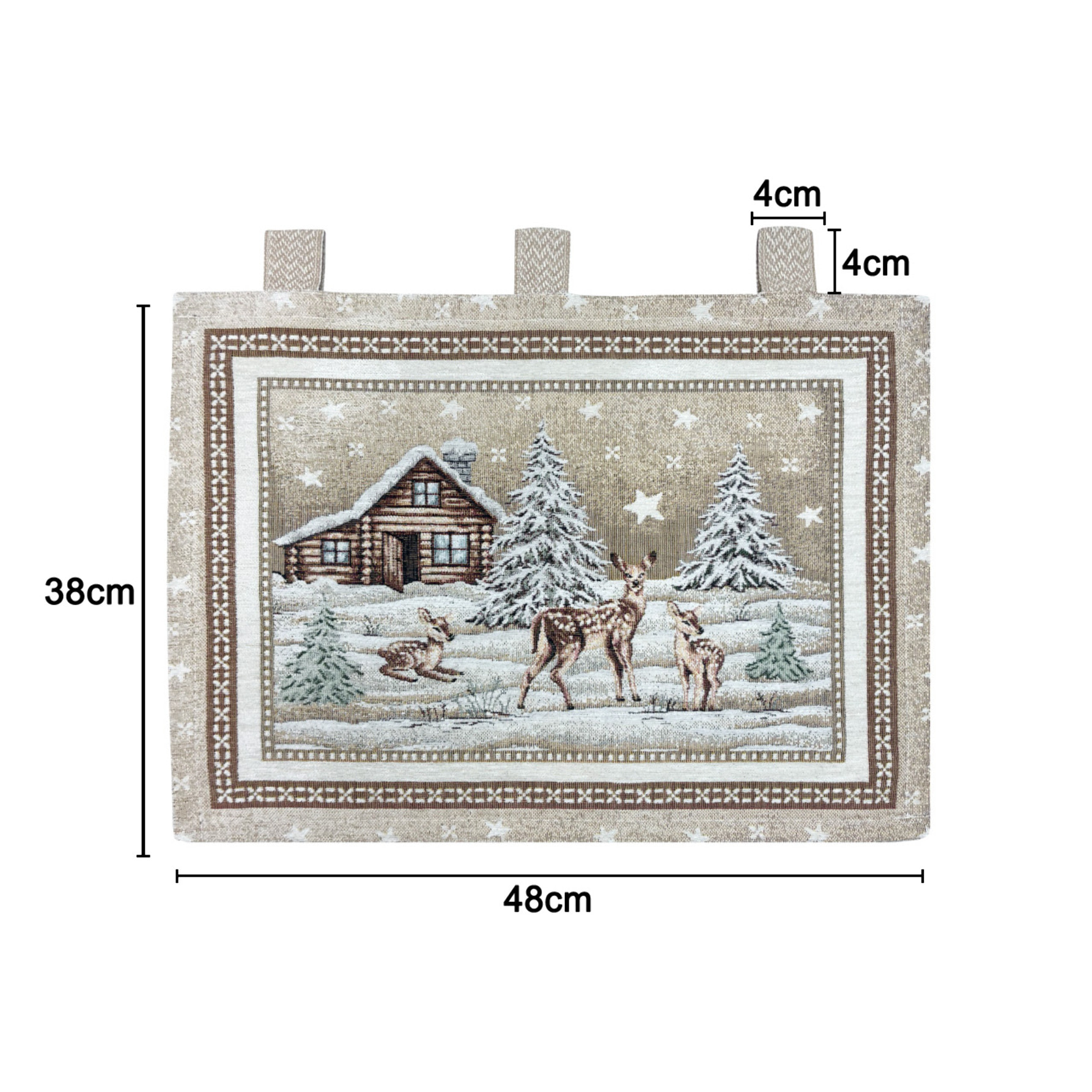 Copriforno Cucina Universale Cinigliato Copertura ProtezioneDecoarzione Forno Disegno Chalet Marrone