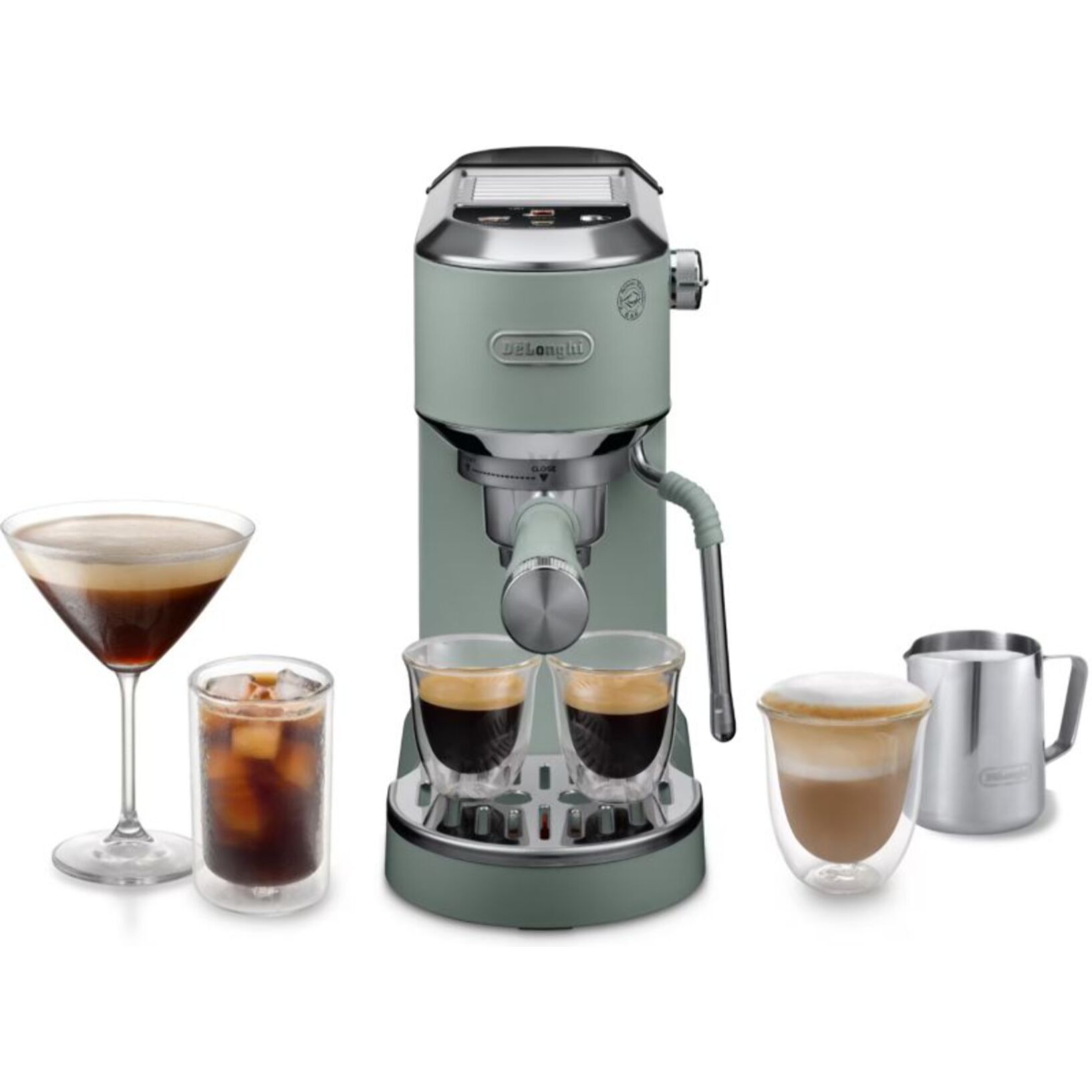 Machine à expresso DELONGHI EC890.GR Dedica Duo Verte