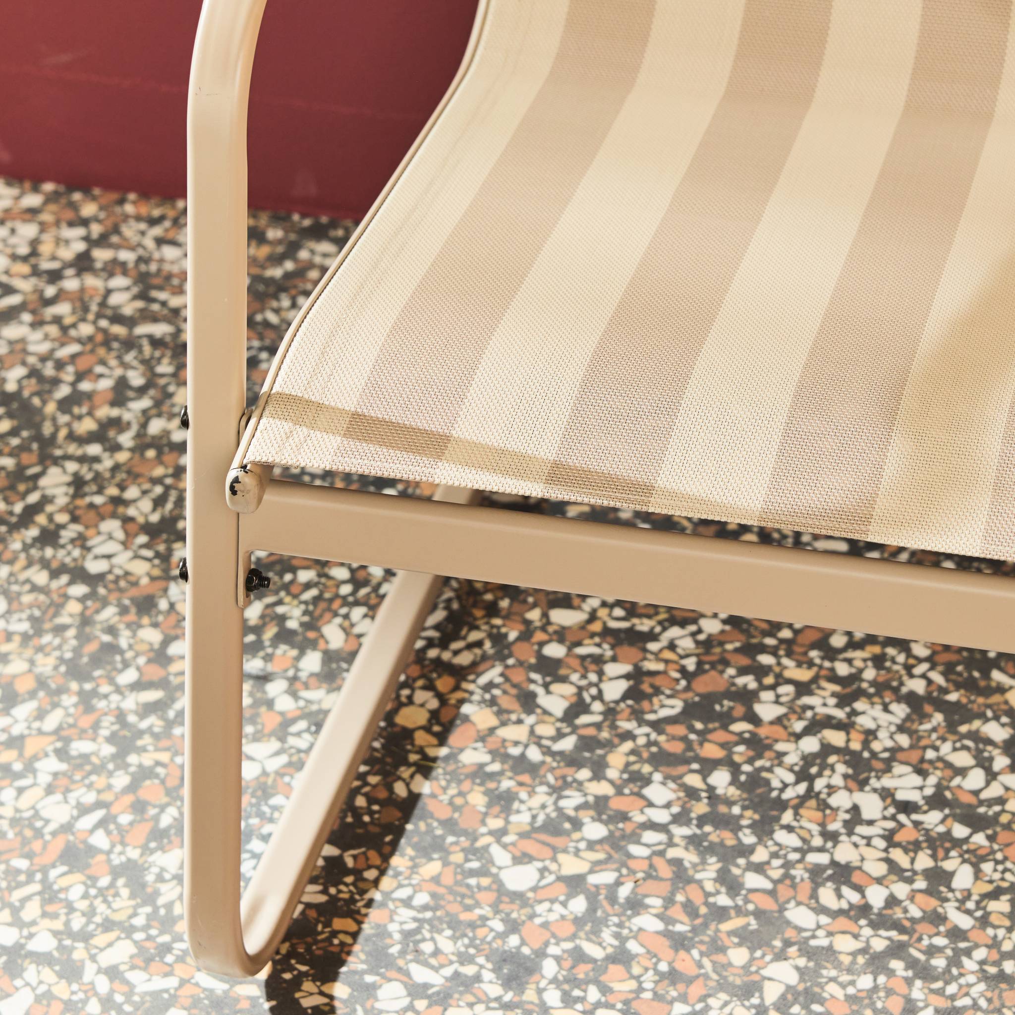 Salon de jardin métal 4 places SILVI