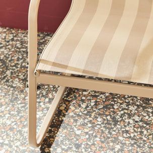 Salon de jardin métal 4 places SILVI