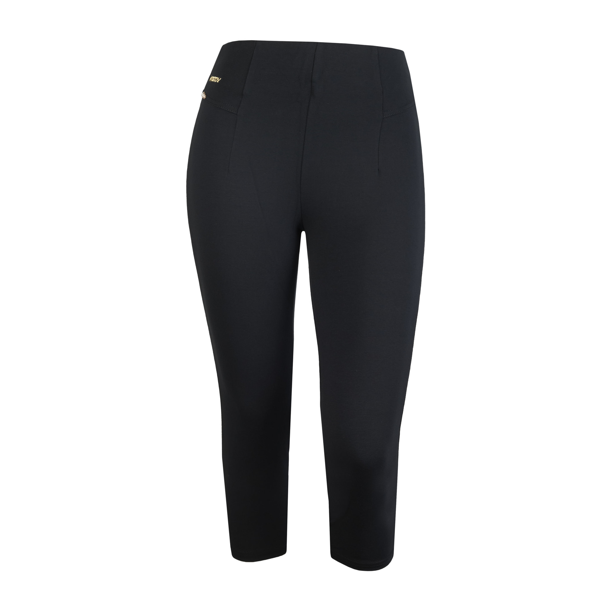 Pantaloni capri skinny in cotone organico