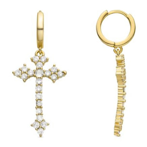 Pendientes Lux by Lux acabados oro 18k