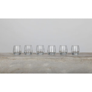 Lot de 6 verrines 9,5cl en verre REGAL
