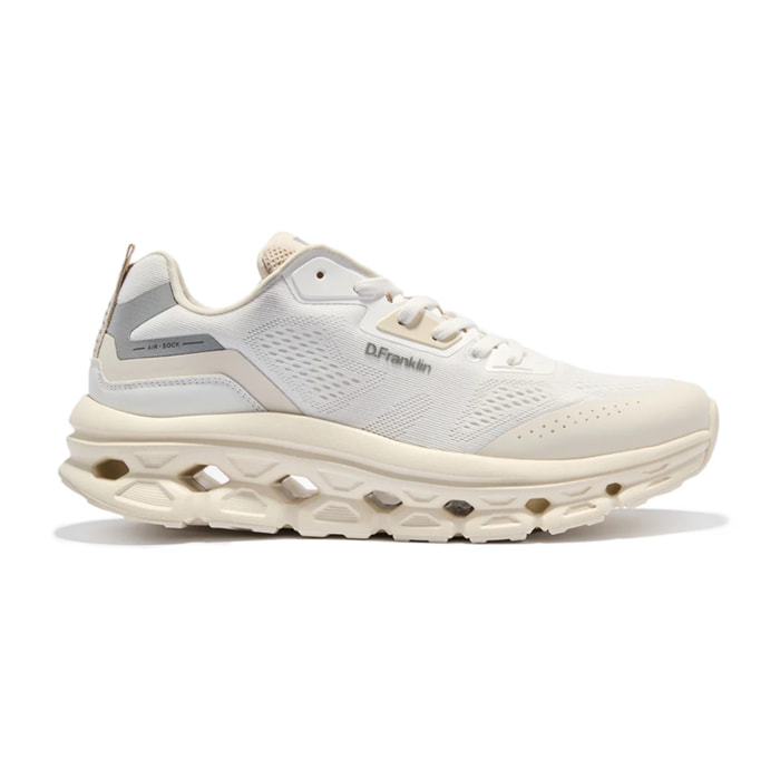 Zapatillas Deportivas Unisex Aero Dual Blanco Roto / Beige