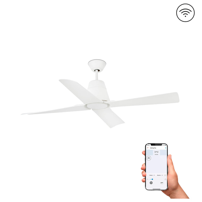 TYPHOON DC Ø130 BLANCO 4 PALAS IP44 IOT