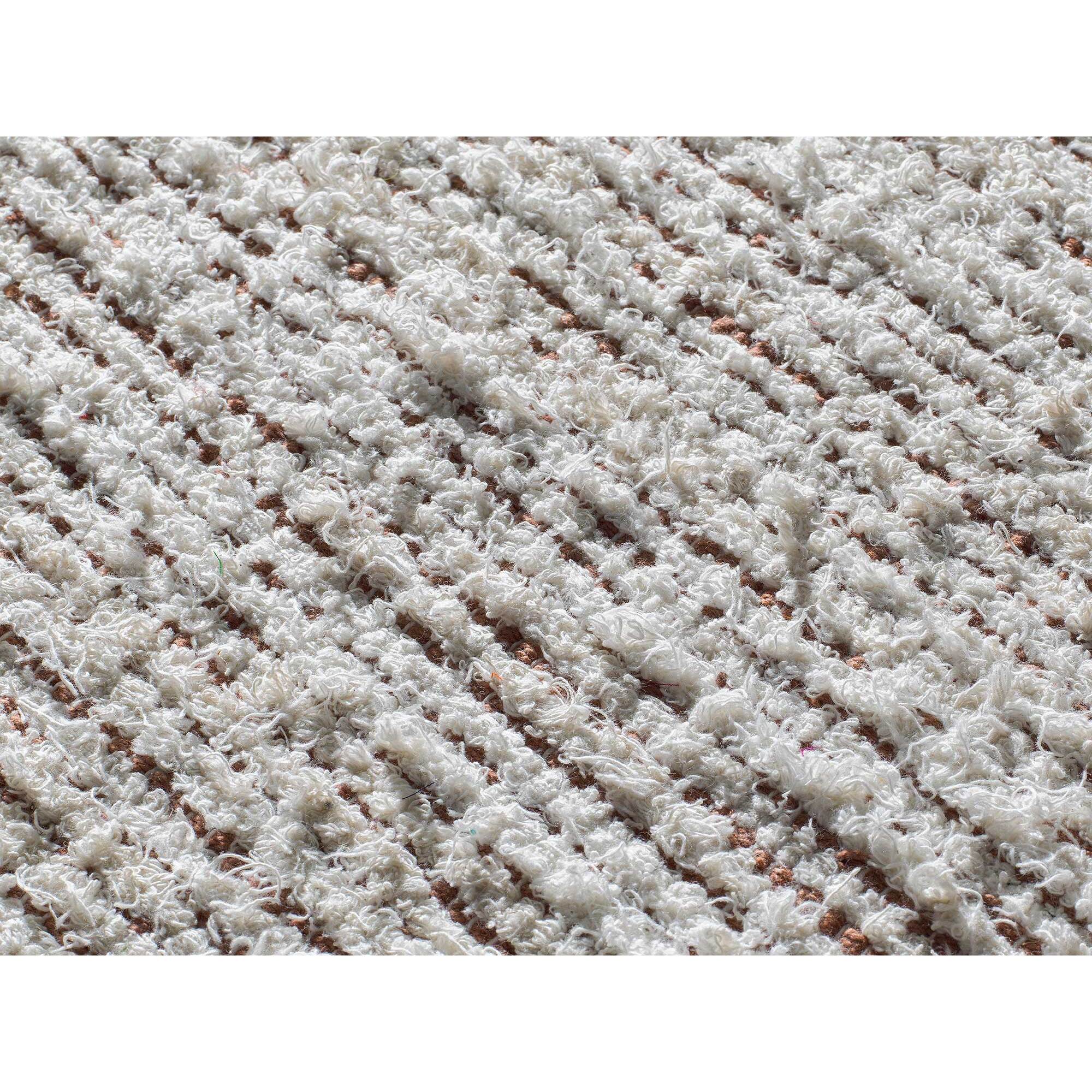 REIMAGINE Alfombra de algodón reciclado en crema, varias medidas disponibles