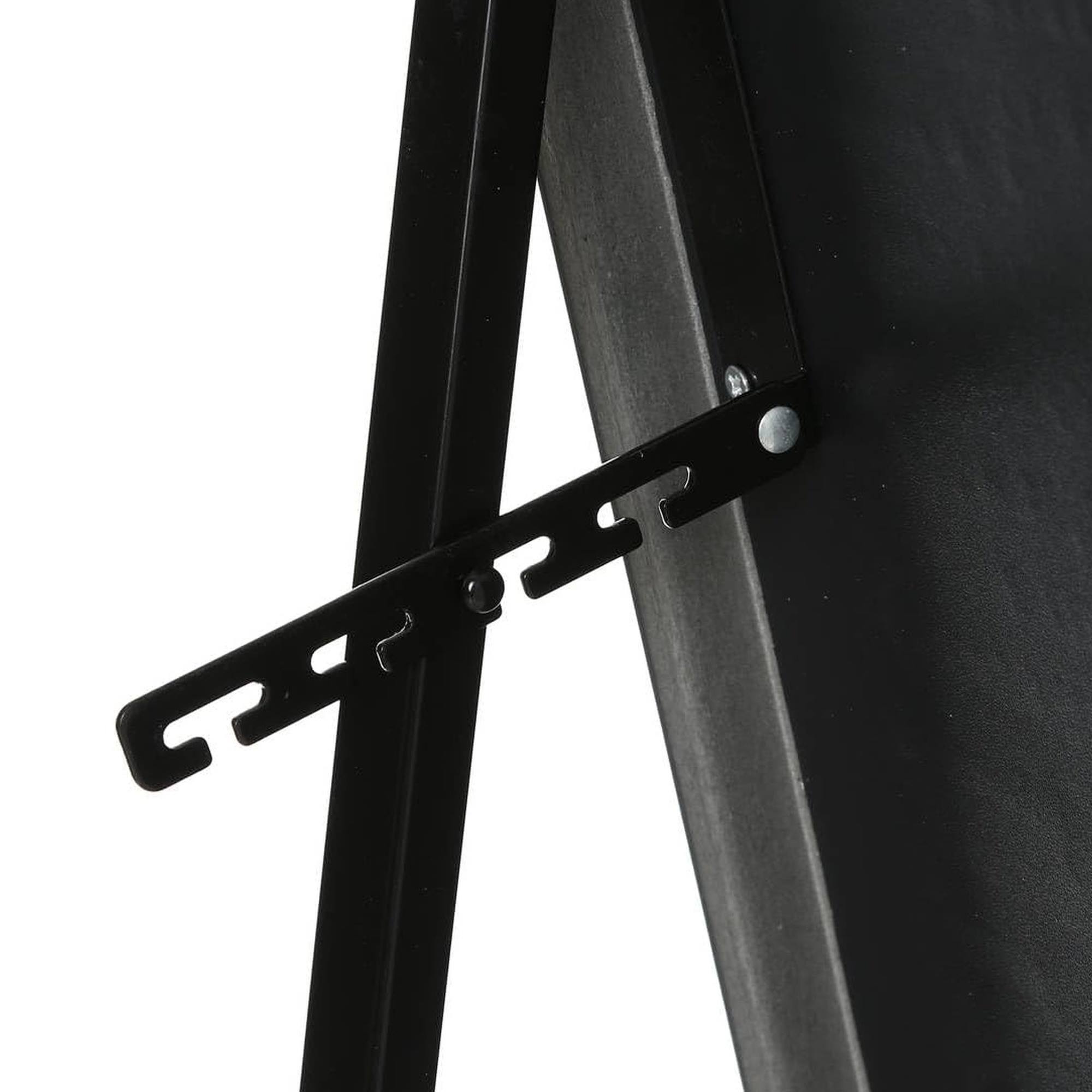 Espejo de pie clásico, 35 x 155 cm, negro