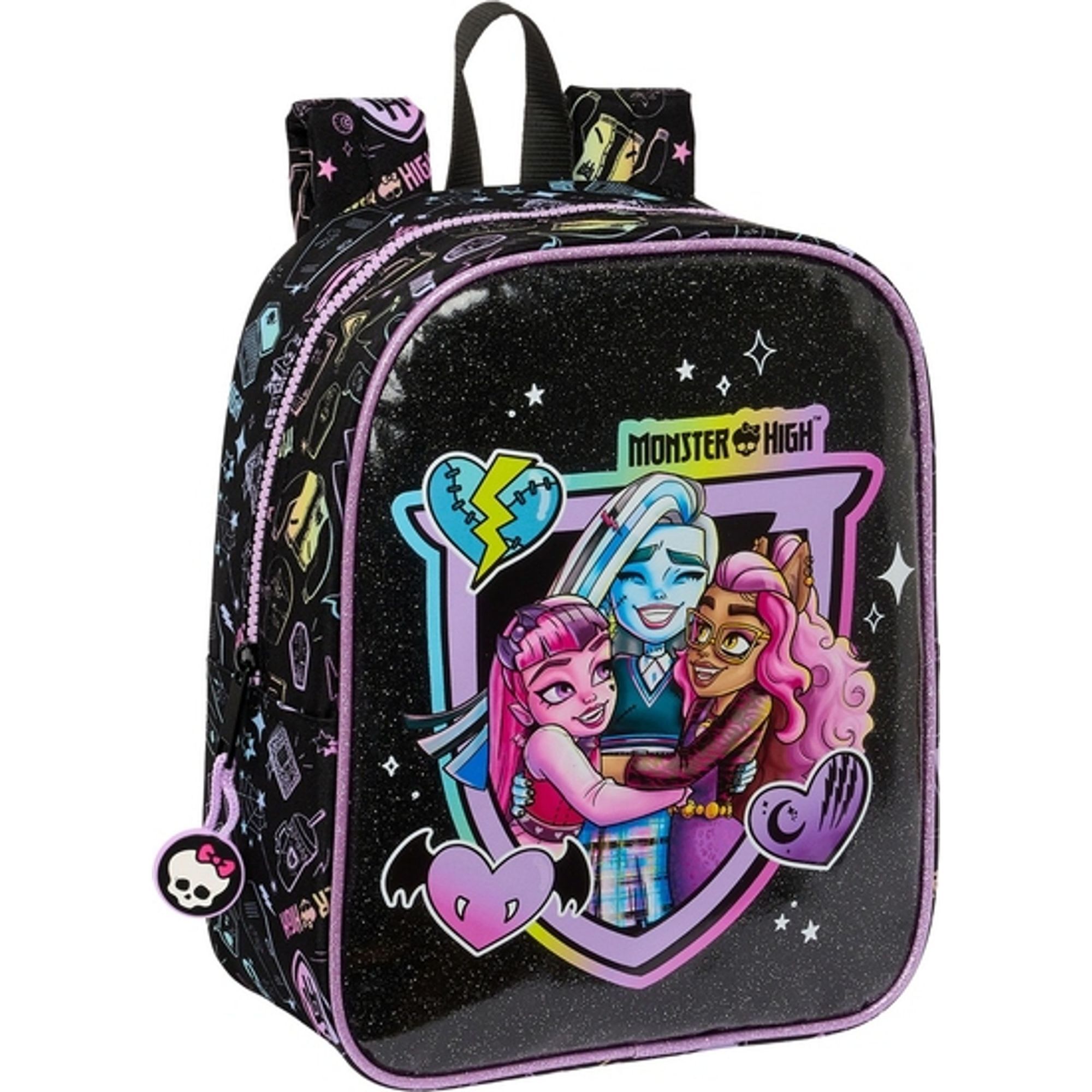 Mochila guarderia adapt.carro monster high