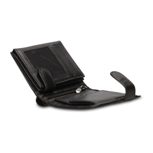 Portafoglio uomo in vera pelle - Modello Sombreuil - Casual - 8.5 x 11.0 x 2.0 cm