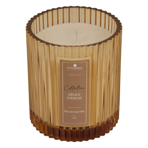 Bougie parfumée Albie 290g pot verre épice