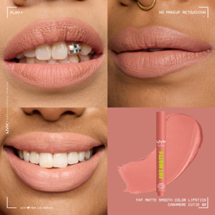 NYX Professional Makeup Fat Matte Rouge à Lèvres Mat Crémeux Cashemere Cute