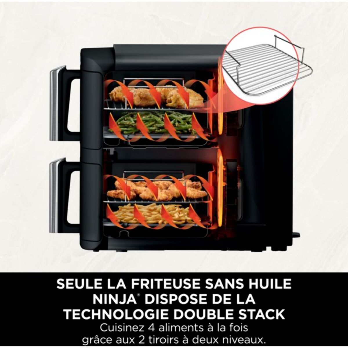 Friteuse sans huile NINJA Double Stack 7,6 L SL300EU