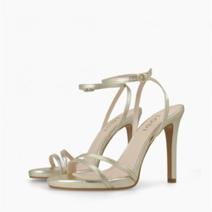 SANDALIAS DORADAS YERIL