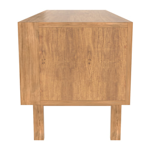 Meuble TV en bois de teck 120 cm - Bormes