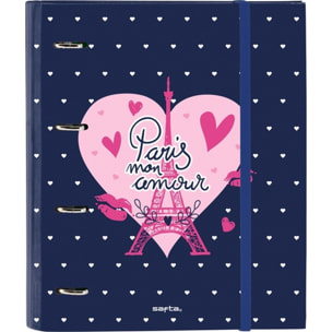 Carpeta 4 anillas 30mm c/recambio safta "paris"