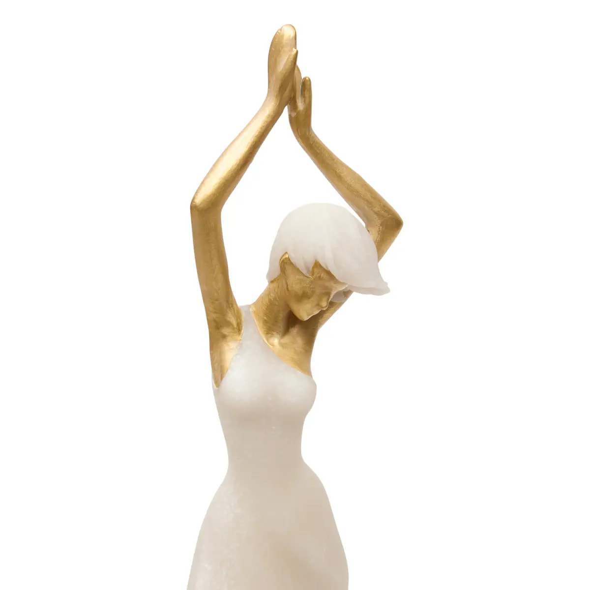 Femme dansante déco Casey H.35cm blanc