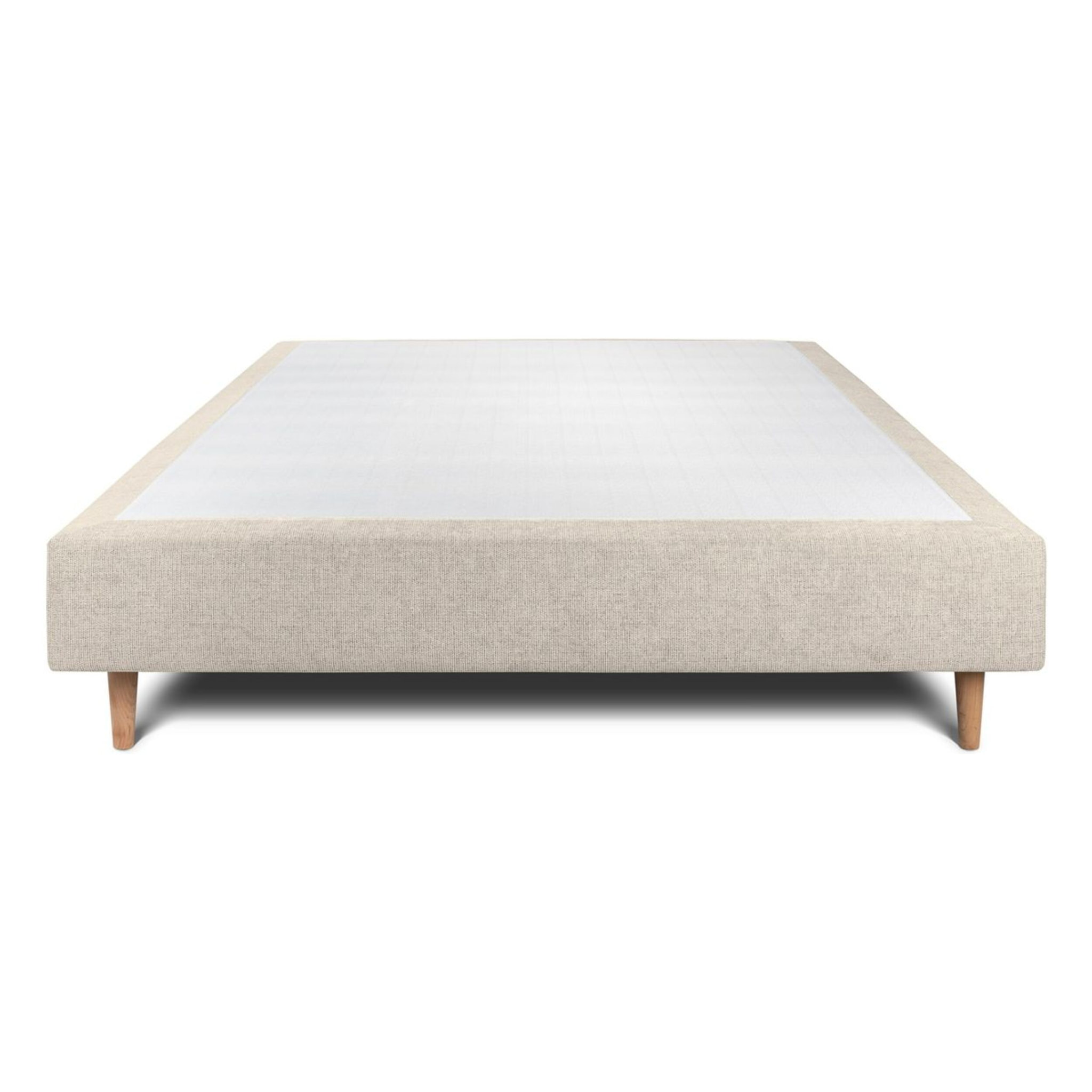 Sommier Tapissier Tissu Ep20 - pieds bois