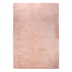 Tapis longs poils shaggy tissé motif uni MITA