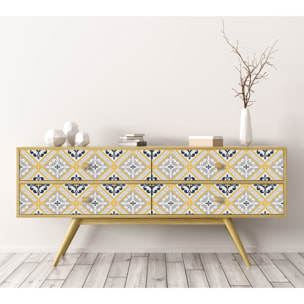 Stickers adhesivos de CERAMIKO - Aristocracy yellow 100x100