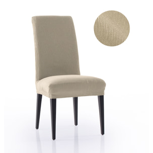 Funda Elástica para silla con RESPALDO pack2 unidades modelo MARCELA