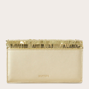 Motivi - Wallet Bag de lentejuelas - Oro