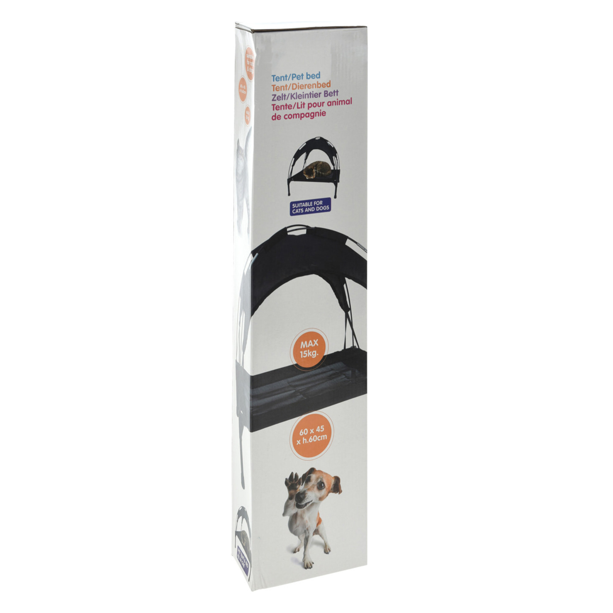 Tienda de campaña con cama para Mascotas de Tamaño Mediano a Grande: Cama Resistente y Duradera de Metal y Poliéster