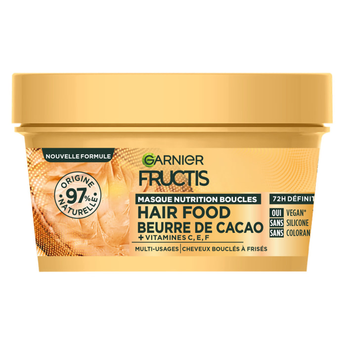 Lot de 6 - Garnier Fructis Hair Food Masque Cacao 320 ml