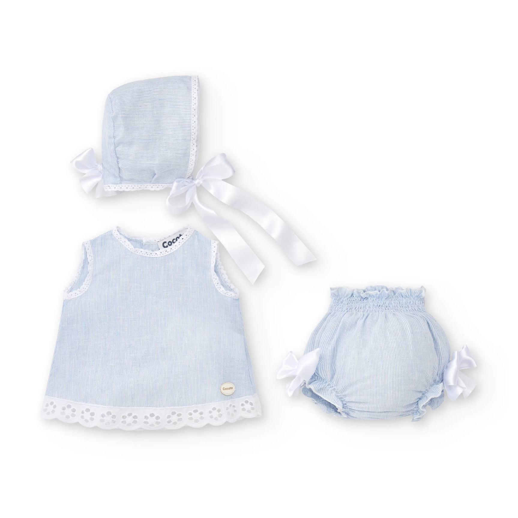 Robe Naissance Bleu Clair Cocote & Charanga