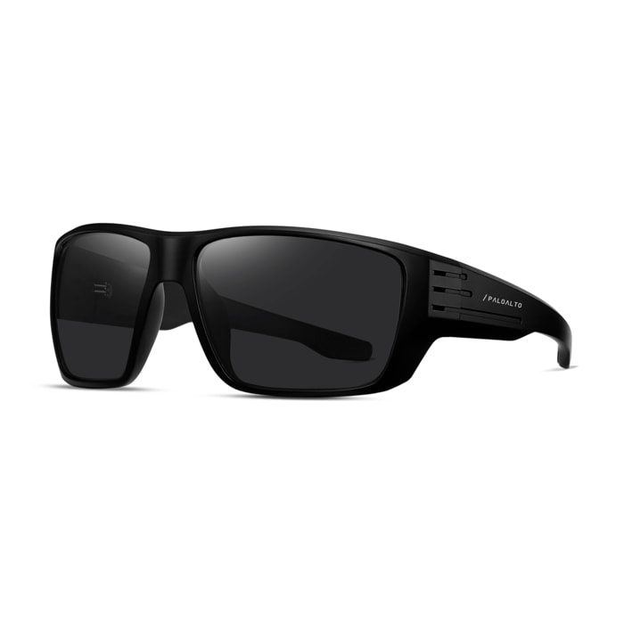 Occhiali da sole PALOALTO modello SKATE nel colore Montatura nera opaca con lenti polarizzate fumé