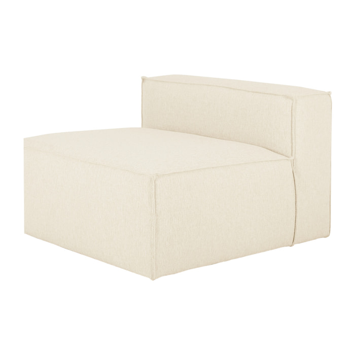 Sillón color blanco roto de 110x90cm Alto: 70 Largo: 110 Ancho: 90