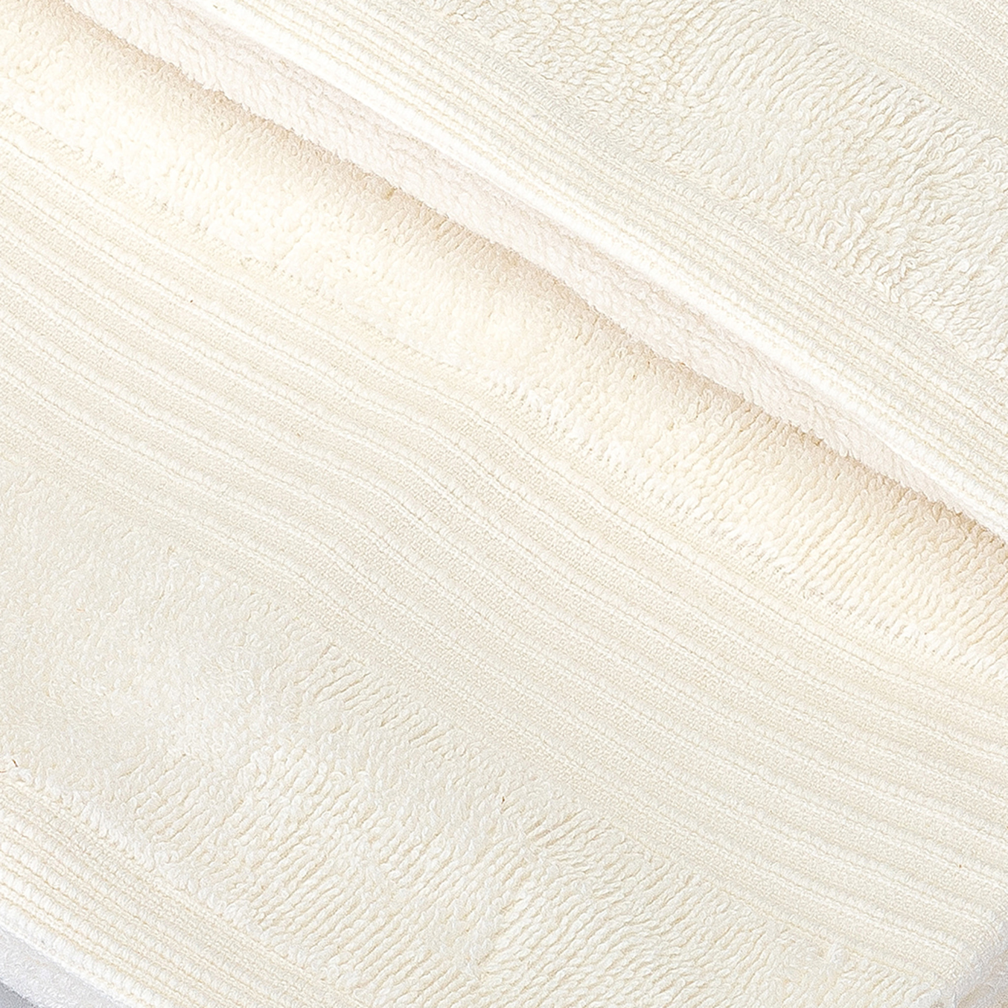 UNO CASA DESIGN Coppia Asciugamano + Ospite Julia in Spugna di Puro Cotone 500 gr/mq