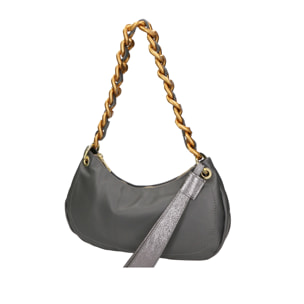 Borsa a spalla da donna In Vera pelle Made in Italy 32x14x8 cm