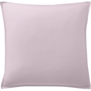 Paire de Taies d'oreiller 100% percale de coton 80fils tourterelle