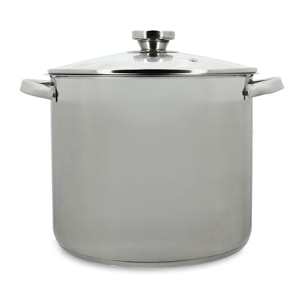 Marmite professionnelle en inox 24cm - tous feux