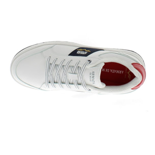 Armata di Mare Scarpe Uomo Sneakers Basse Stringate con Soletta Rimovibile in Memory Foam AMU S25N720 Off White