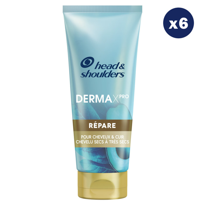 6 Après-Shampoings DermaxPro Répare - Pour Cheveux Secs à Très Secs 200ml, Head & Shoulders