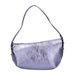 Borsa a spalla da donna - Modello False - Vera pelle e metallo - 26.0 x 15.0 x 10.0 cm