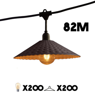 Guirlande connectable VINTY 200xE27 82M