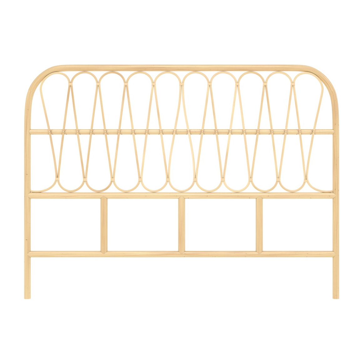 Tête de lit en rotin naturel 140 cm - Elior