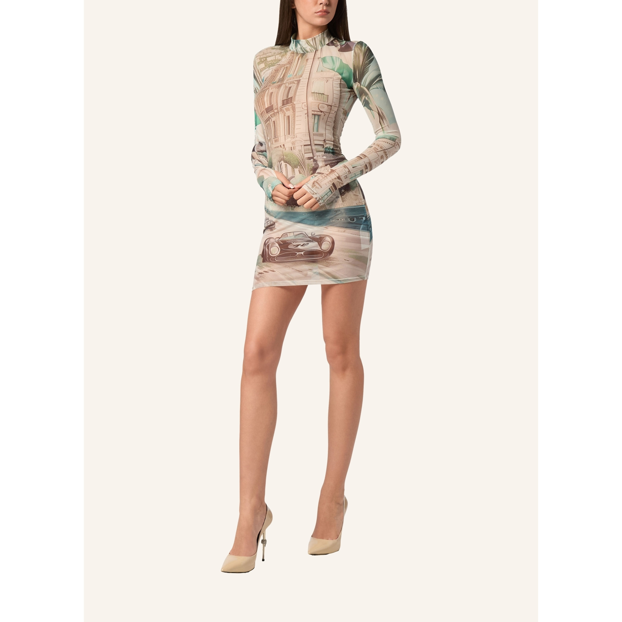 PHILIPP PLEIN Vestido largo RACING